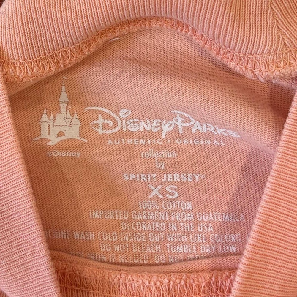 Women's Disney Parks Spirit Jersey Peach Color Size XS - Picture 4 of 4